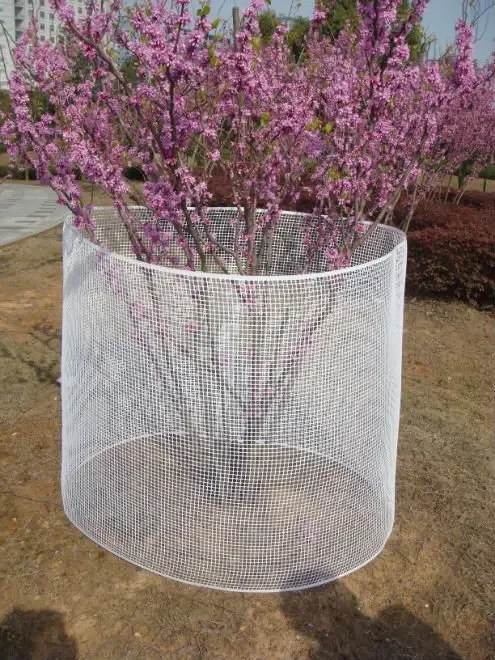 privacy fence HDPE garden netting temporary barrier for trees  from dog rabbit deer