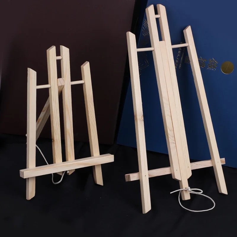 2024 Hot Sale Cheap Price Mini Wooden Portable Foldable Tabletop Easel For Painting