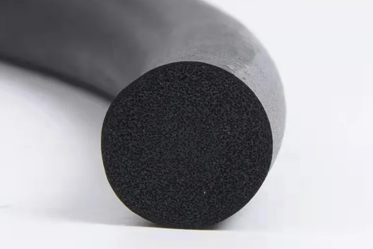 EPDM Closed Cell Soft Insulation Sealing Gasket Foam Rubber Round Cord