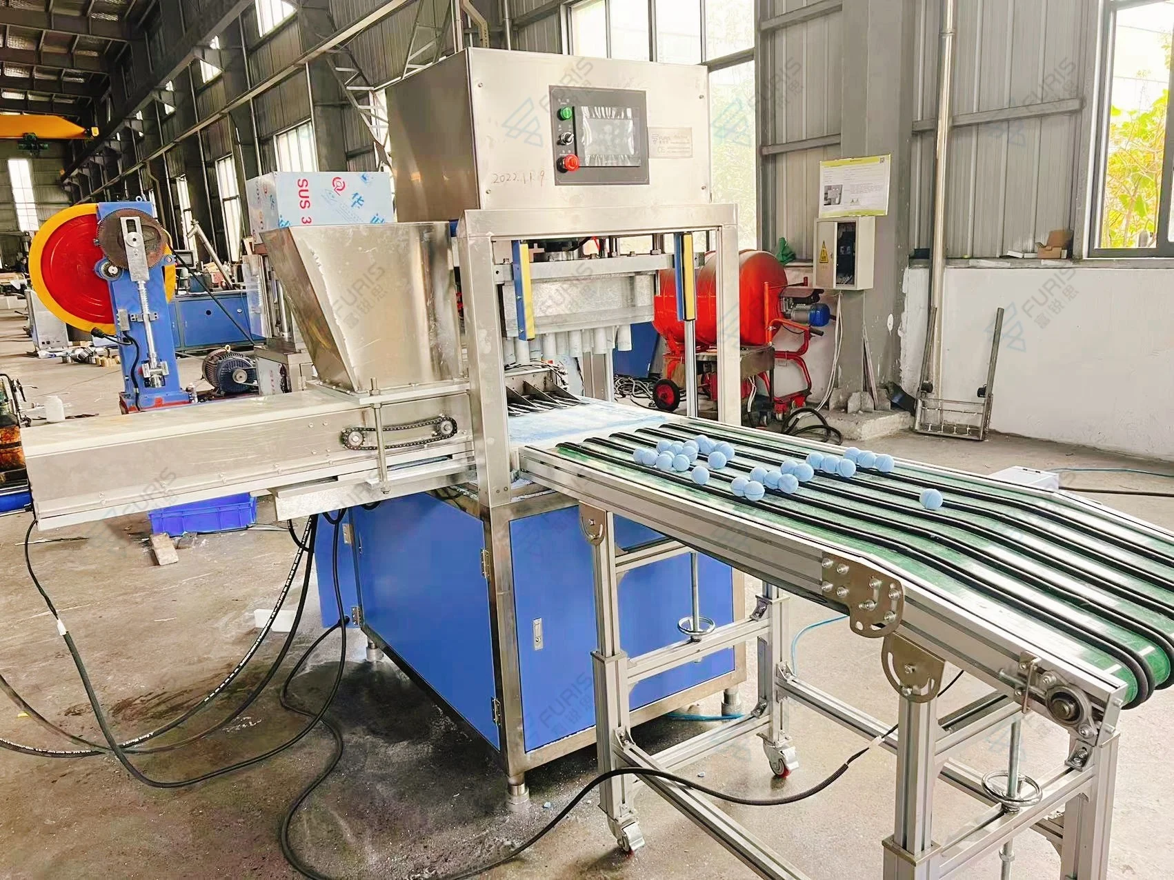 High speed industrial hydraulic full auto bath bomb press machine