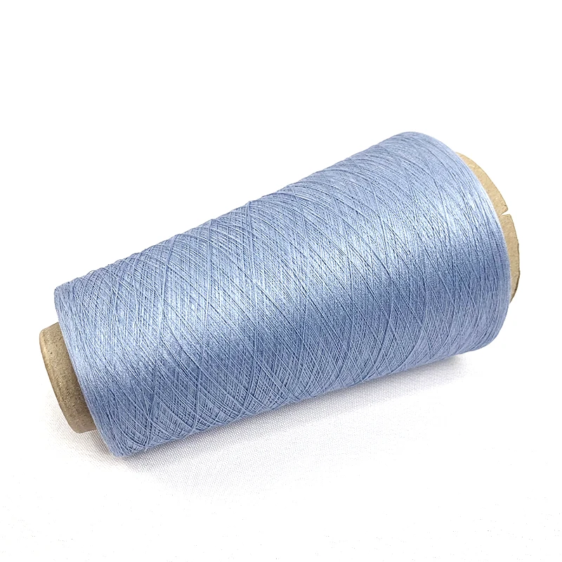 
Spring Summer 2/30S Tencel Cotton silk Natural Yarn 100% Tencel cotton fancy Yarn for automatic sewing machine 