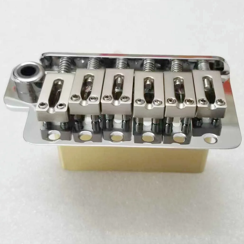 Brass Block ST Tremolo Bridge 6-Point 52.5mm String Spacing Tremolos