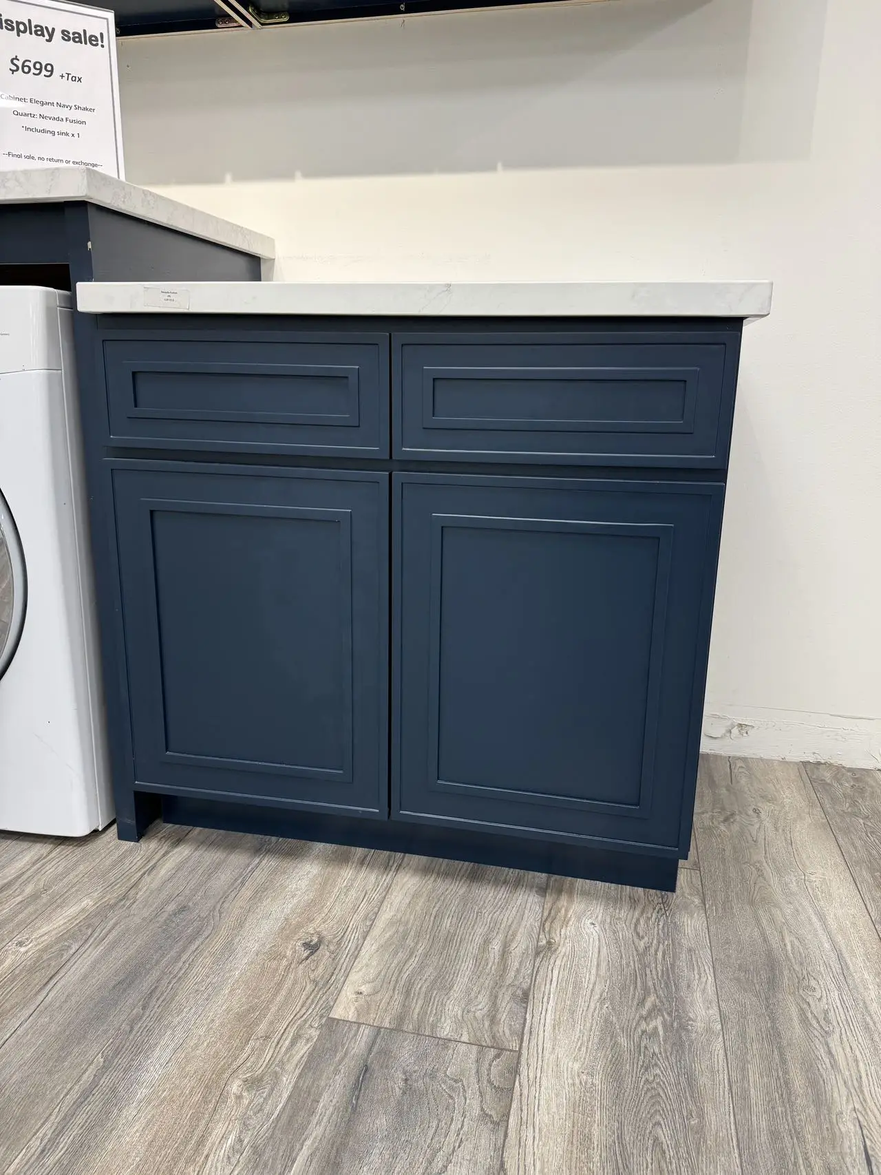 Factory Direct Price Plywood PVC Navy Wooden RTA Cabinet Kitchen Pantry Cabinets Export from Vietnam