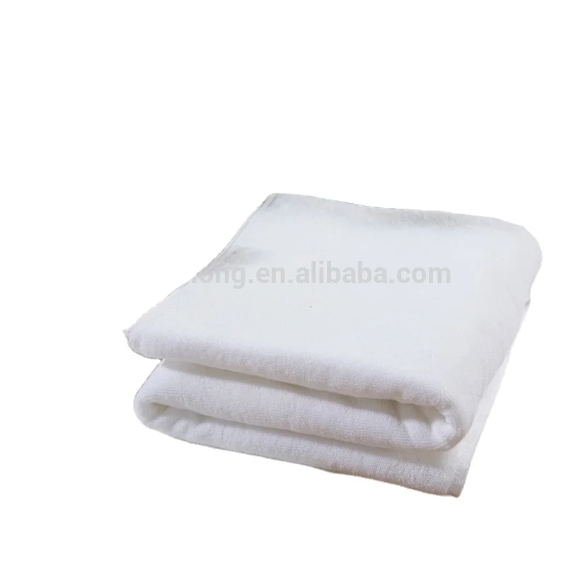 Дешевая махровая ткань из 100% хлопка, использованные гостиничные полотенца