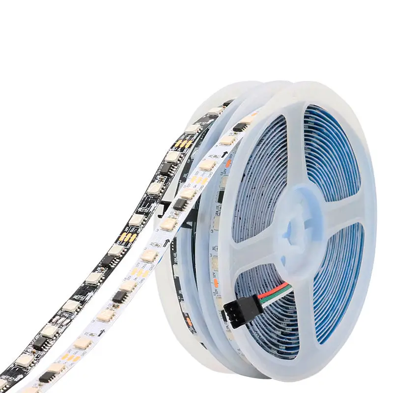 Gmjjh005 5050 60Leds/M  10Mm Rgbic Ip20 5050 Rgb Led Strip 5M/Roll Pixel Led Rgb Ws2811 Rgb Strip Light