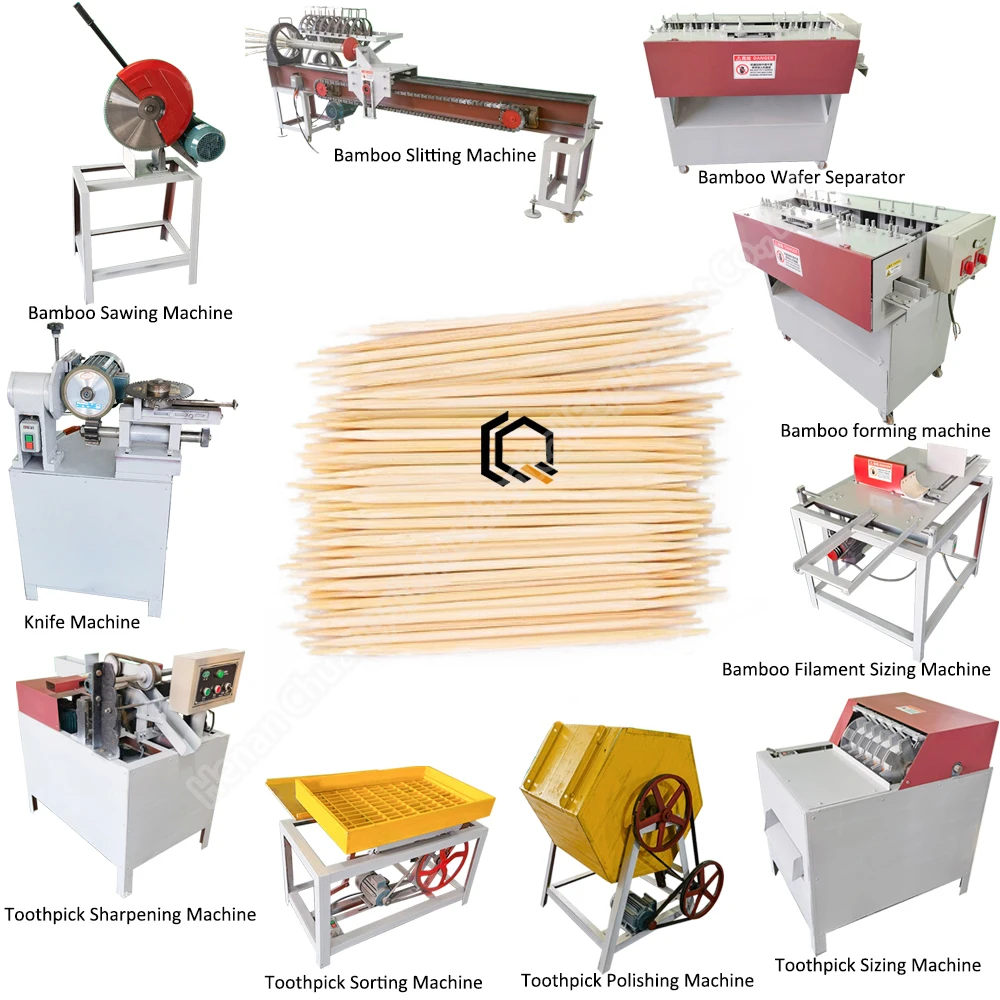 Bamboo toothpick making machine bamboo disposable toothpick 2.3 mm wood toothpicks