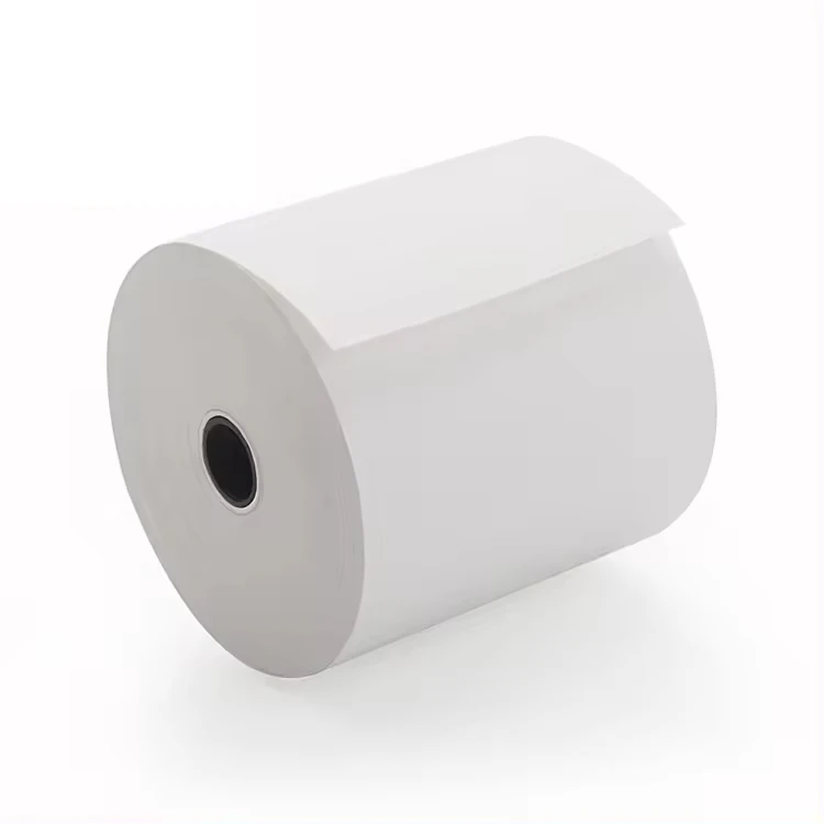 Single Layer 80 X 70mm Thermal Paper Roll Pos Receipt Till Cash Register Printed for POS ATM machine