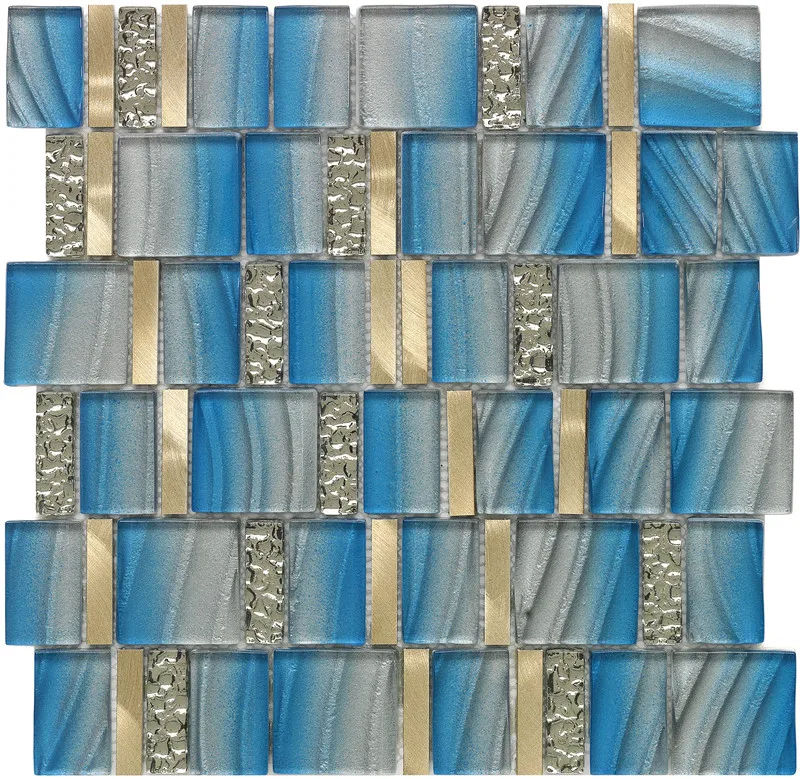 Поставщики Китай стеклянная мозаика плитка кухня