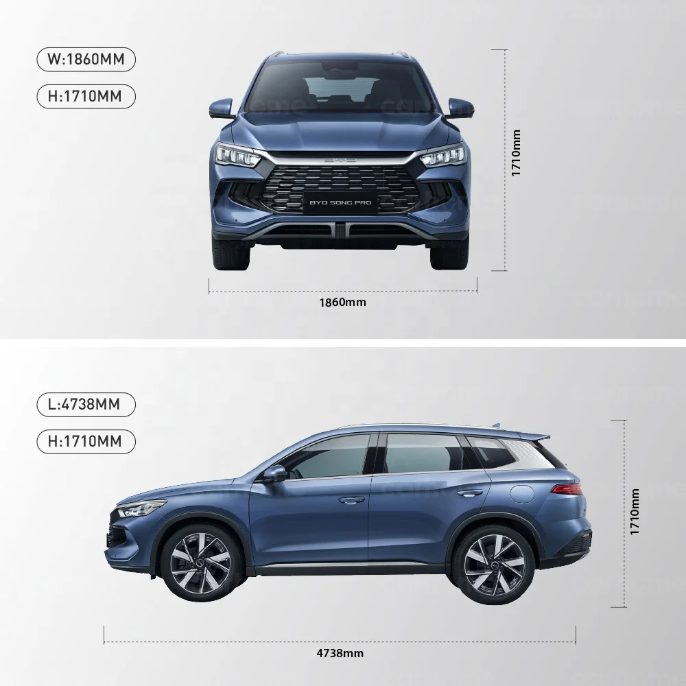 BYD Song Pro Suv New Energy Car Honor Dmi Hybrid Champion Dm 4wd 2024