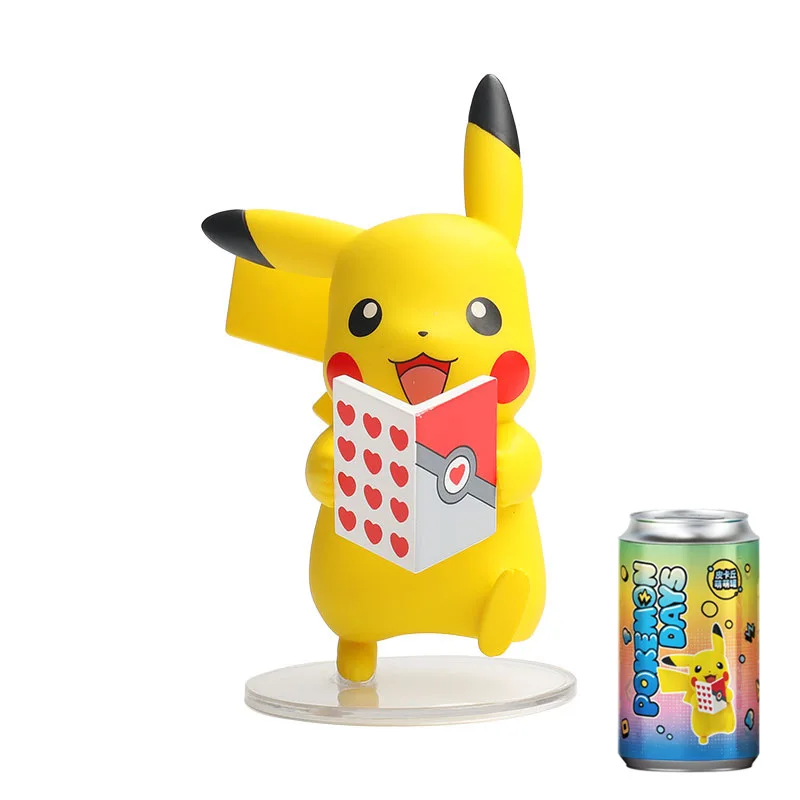 Hot Selling Can Pokemoned Boxes Anime Pokemoned Pika Anime Heart Pokemoned Picachu Action Figures Kids Boys Girls Toys