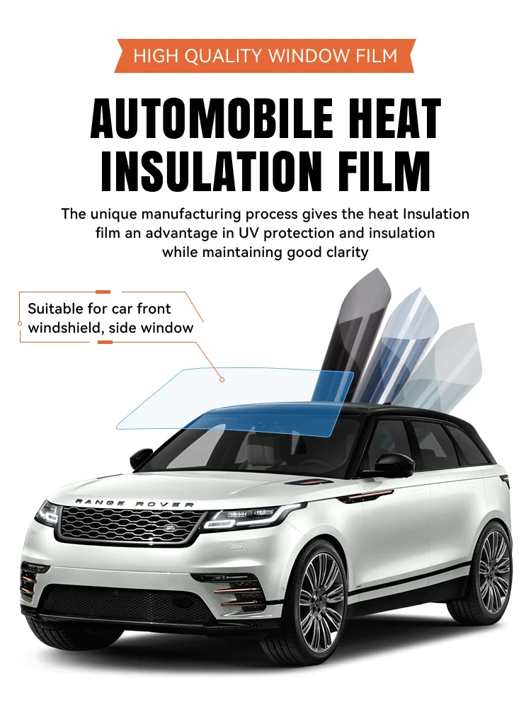 Top Quality Ultra Hd 1.52*30M Heat Resistant High isolation Nano Ceramic Window Solar Film /Carbon Tint Film For Car