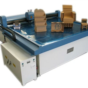 carton box sample maker cutting machine cnc rotary plotter