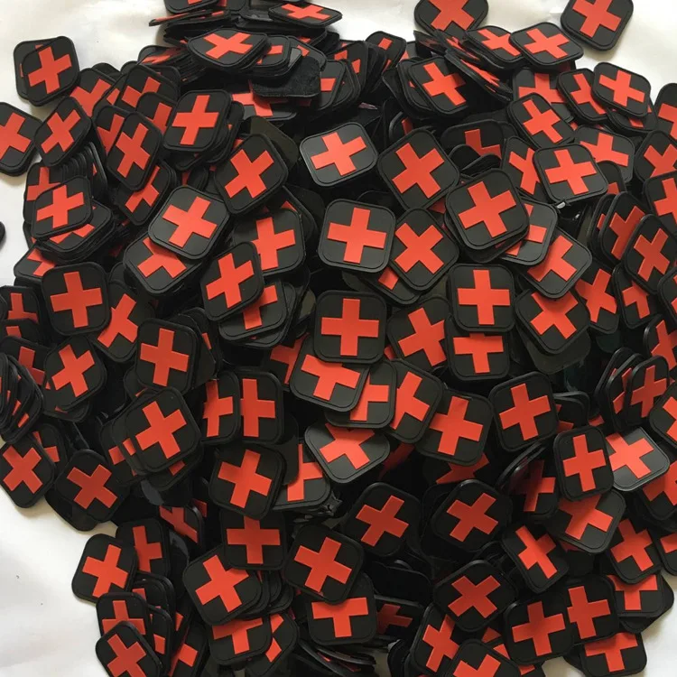 wholesale Outdoor products Medical red cross pvc patch