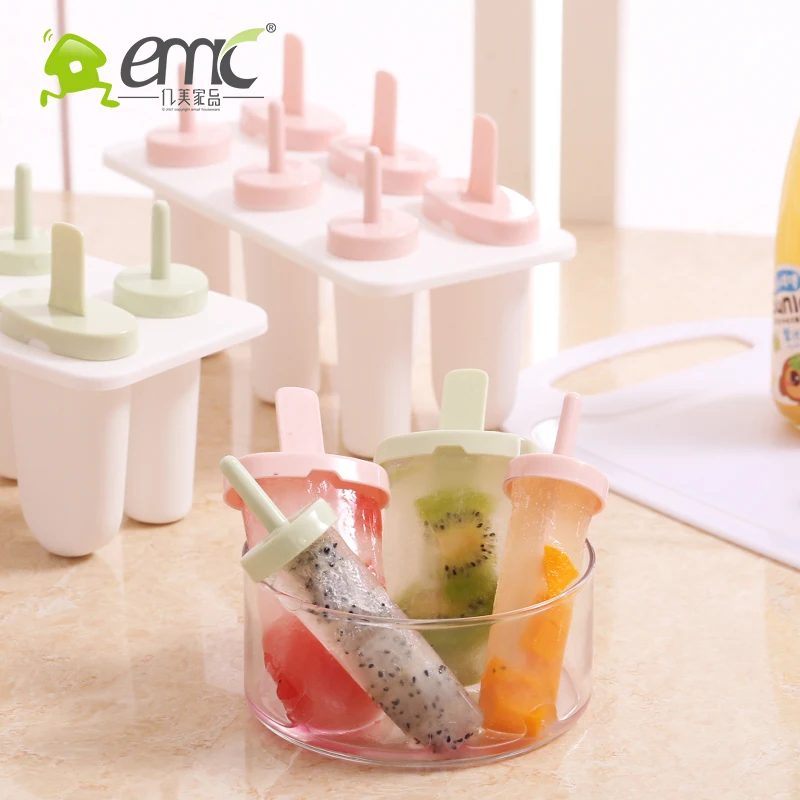 BPA Free Handmade Plastic Popsicle Ice Pop Mold Ice Cream Sticks Maker with Tray