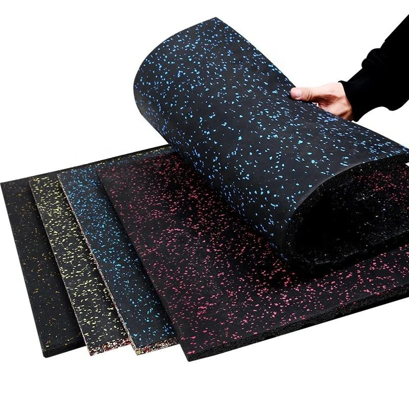 1mx10mx15mm Composites 15mm Gym Flooring Mat Rubber Sport Fitness Floor Playground Tiles for Gym Rubber mat Floor Mat