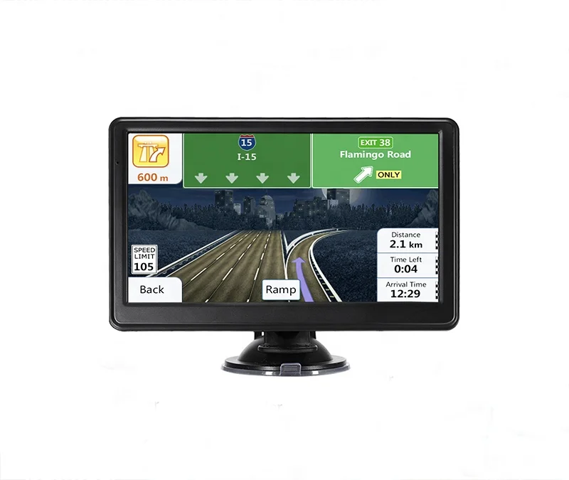 Спутниковый навигатор для грузовика GPS-навигатор с емкостным сенсорным экраном HD 7 дюймов 256 Мб 8 ГБ бесплатными картами