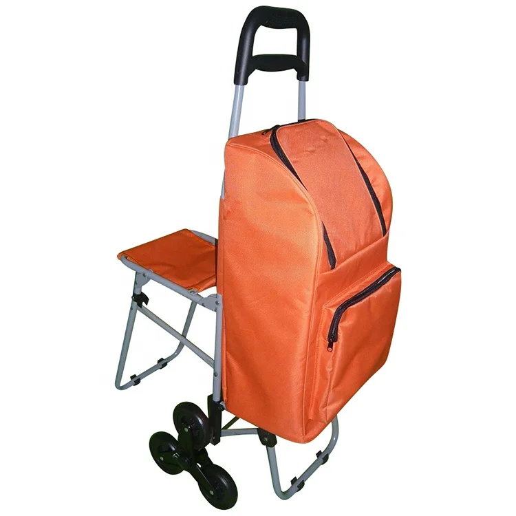 newest shopping trolley bag with seat