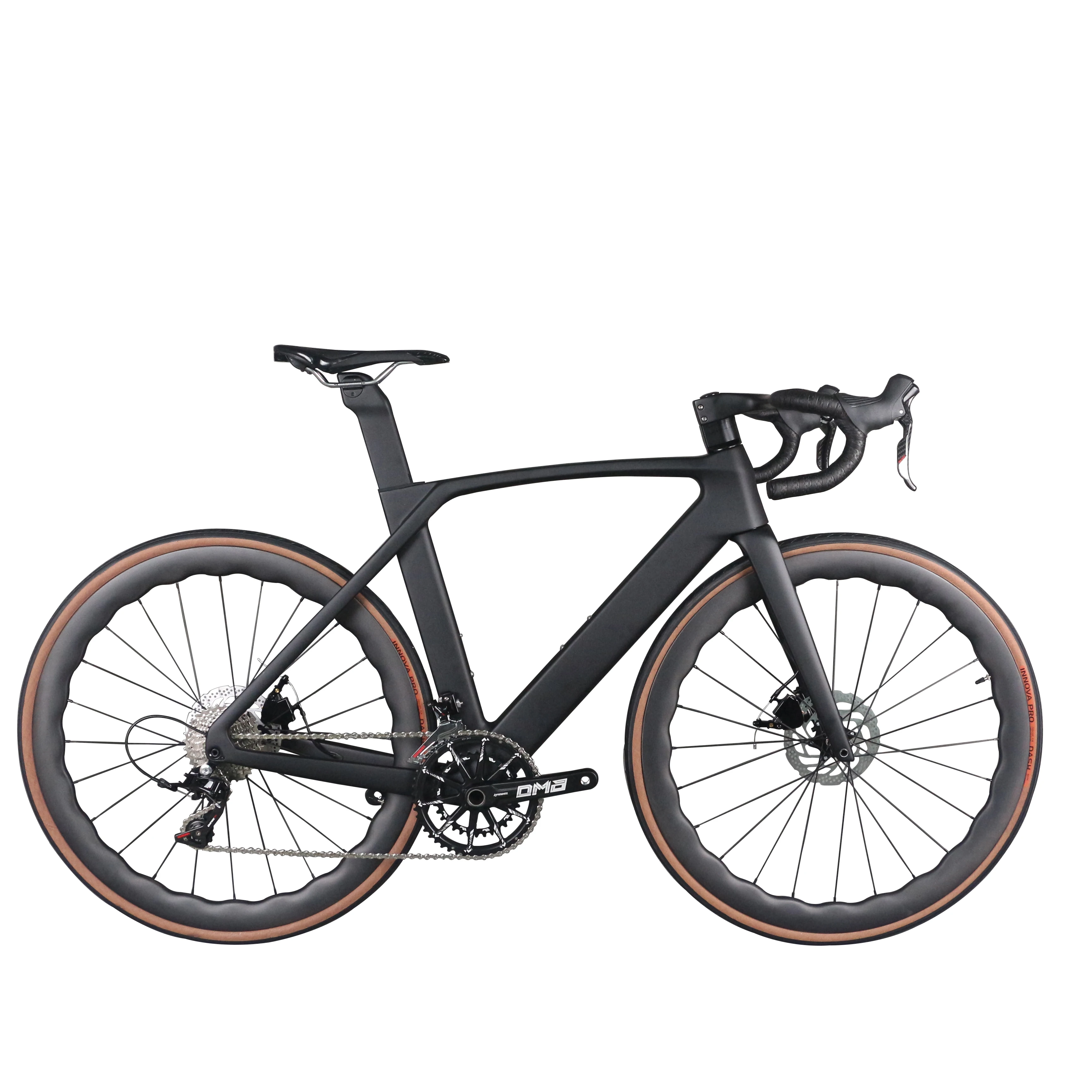 24 Speed Aero Road Bicycle TT-X34 Carbon wheelset 700X30C Tire Empire Pro Groupset Complete Bike