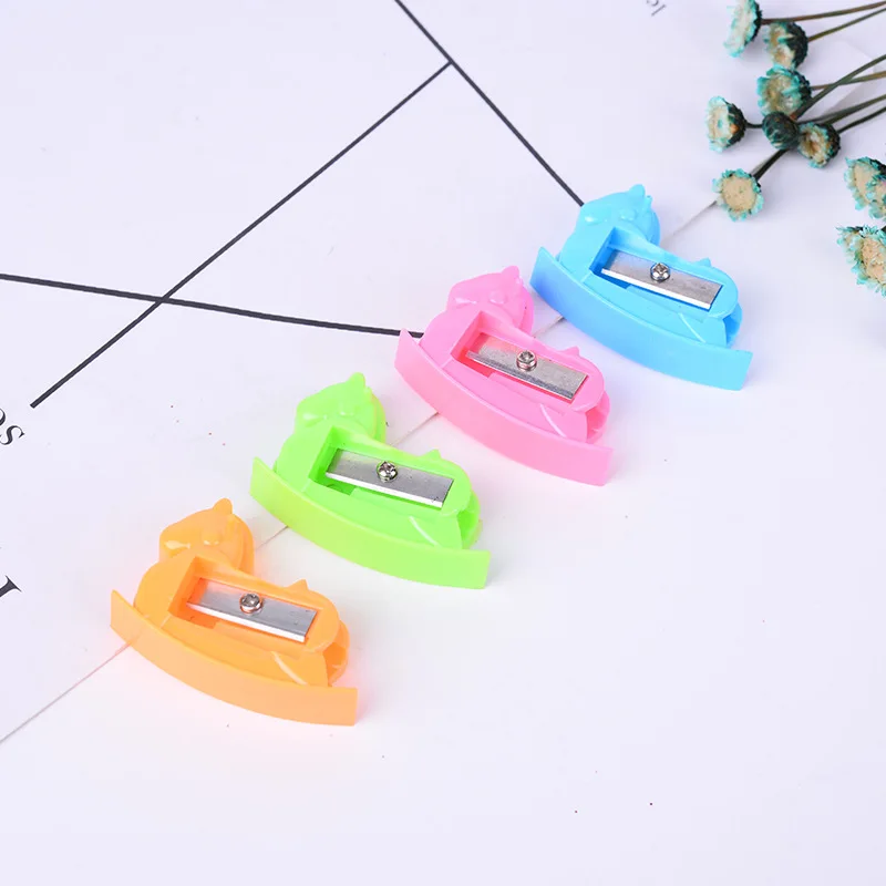 Plastic  Candis Color Mini pencil sharpener Dfferent Shape personalized cosmetic pencil sharpener For Pencil