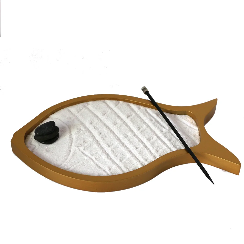 Home tabletop mini zen garden kit for  Psychological Therapy