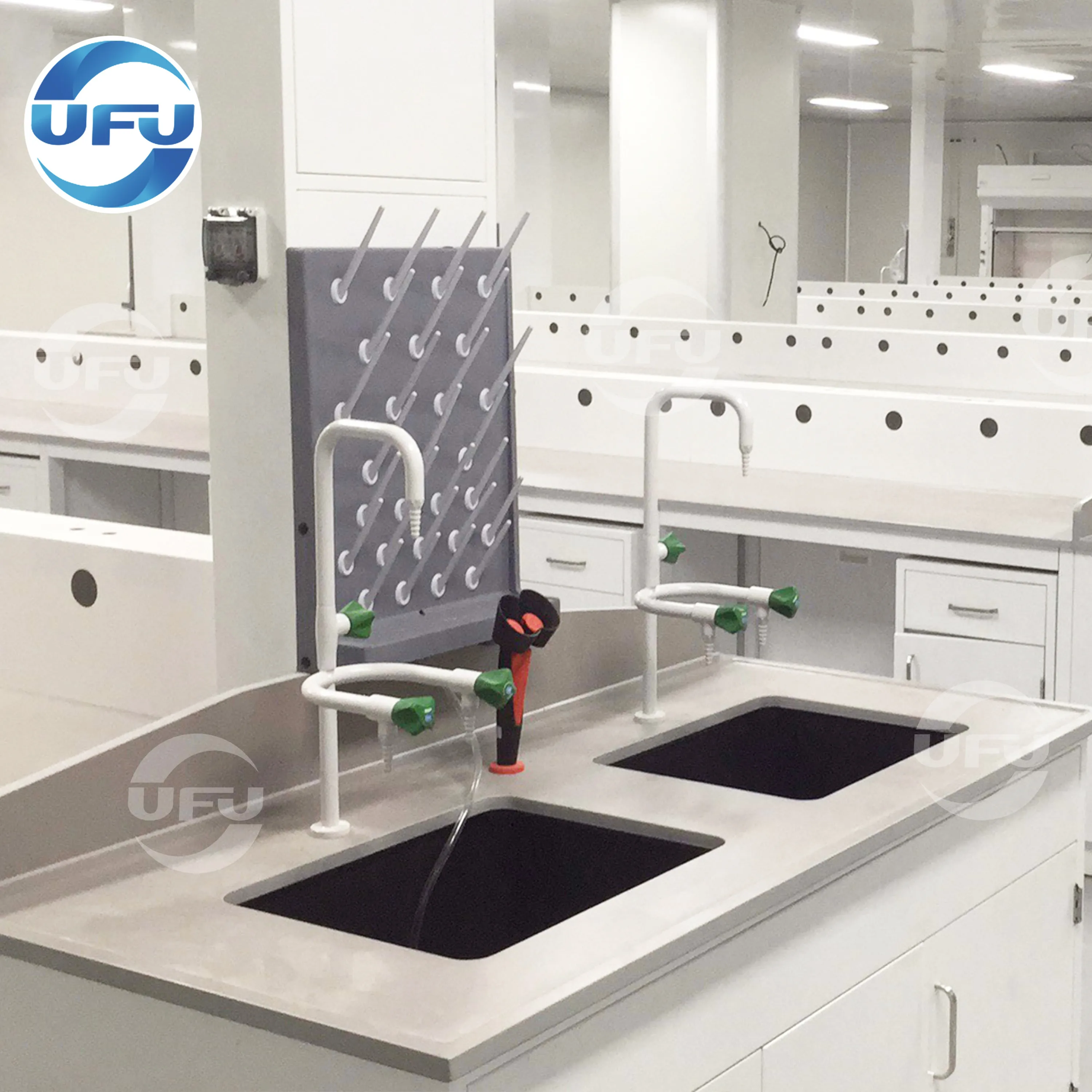 Science Lab Furniture Central Workbench Ceramic Lab Bench Top