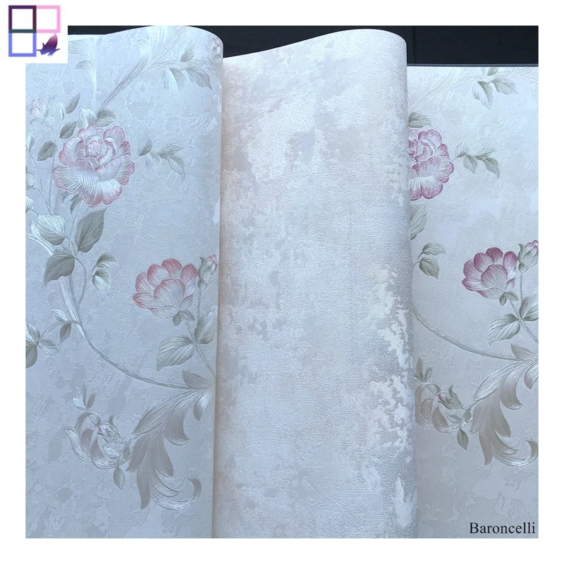 House Wall Decoration Classic Floral Design Wallpaper Wholesale Factory
