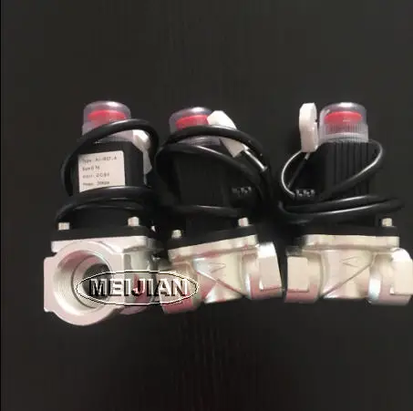Top quality 1/2',3/4',1' inch natural gas solenoid valve for gas detector DN15/DN20/DN25
