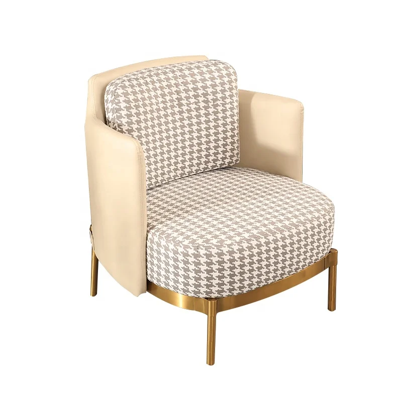 Домашний отдых современный ленточный стул с подлокотником книжное кресло для чтения мебель для гостиной ткань один диван