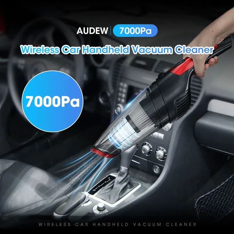 Car Mounted Vacuum Cleaners Cordless Handheld Wireless - Portable High Power Hand Held Aspirateur Voiture For Car Cleaning Wash