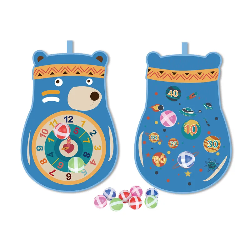 Indoor Sport Dartboard Game Stress Relief Dart Board Sticky Target Ball Toy