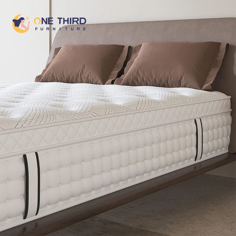 Bedroom Orthopedics king Size Hybrid Pocket Spring Mattress Hotel Comfortable Mattresses in a Box