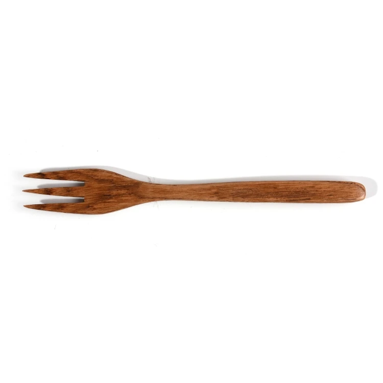 
Japanese Eco-Friendly Silver Dinner Wooden Salad Fruit Compostable Wooden Cutlery Flatware Fork 