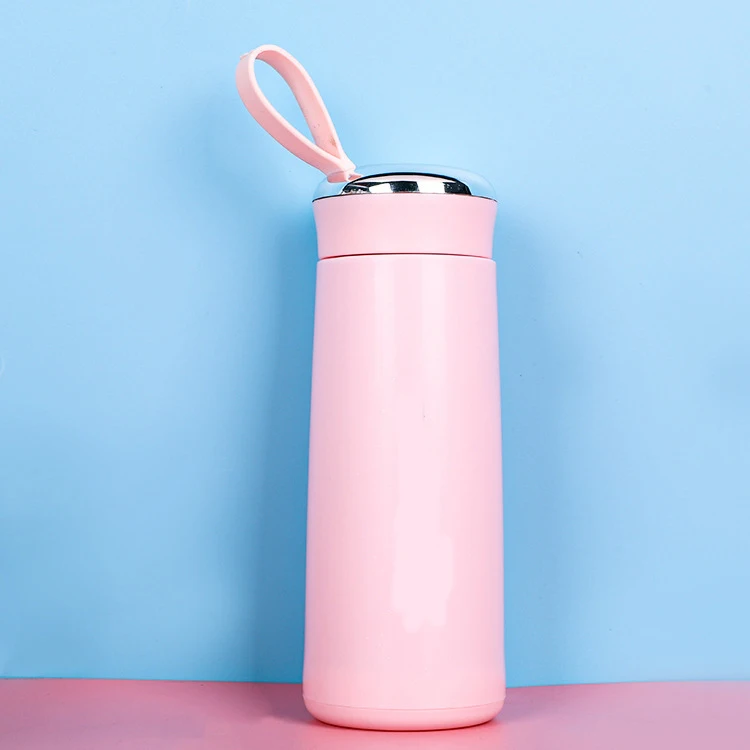 New Nice glass liner creative water bottle simple department store student bottle advertising gift thermos bottle