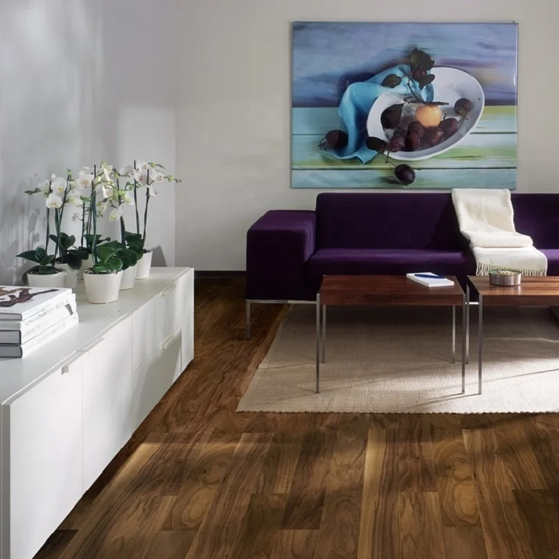 
Moca Smooth Solid Wooden American Walnut Flooring 