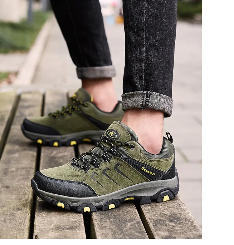 Hiking Shoe Men Outdoor Boots Waterproof Winter High Top Mountain Climbing Sneakers Hunting Boots for Men