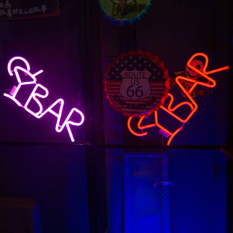 Atmosphere Bar Neon Light Customizationfashion attractive design led str led neon sign bar signs neon sign