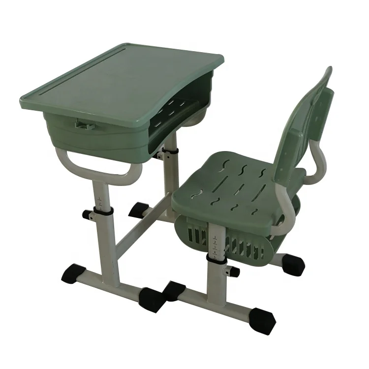 
Hebei factory supply children adjustable furniture school chair and table 