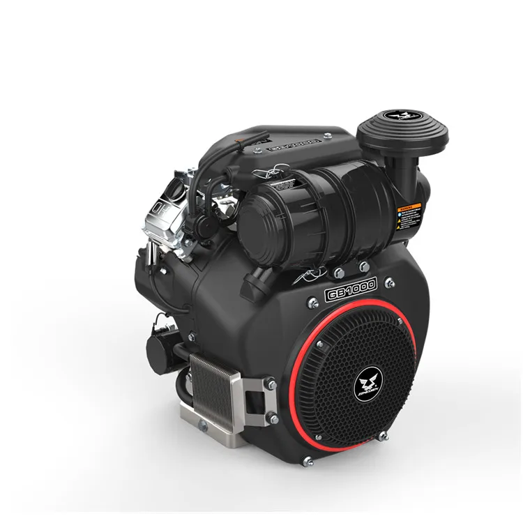 GB1000 Zongshen Manufacture Engines With Two Cylinder OHV E- Start V Twin Gasoline Engines