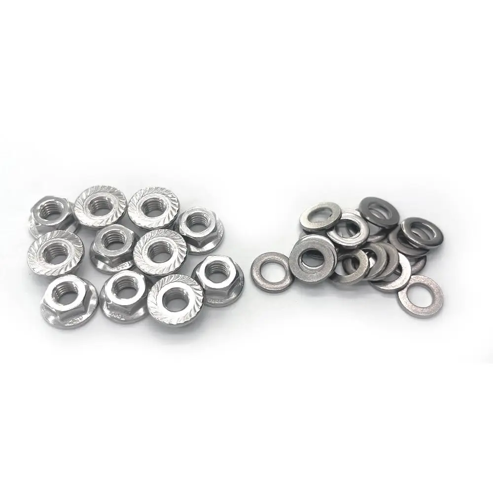 M6x1.0-20mm Flanged Hex Head Bolts, Flange Hexagon Screws, Hanger Bolts