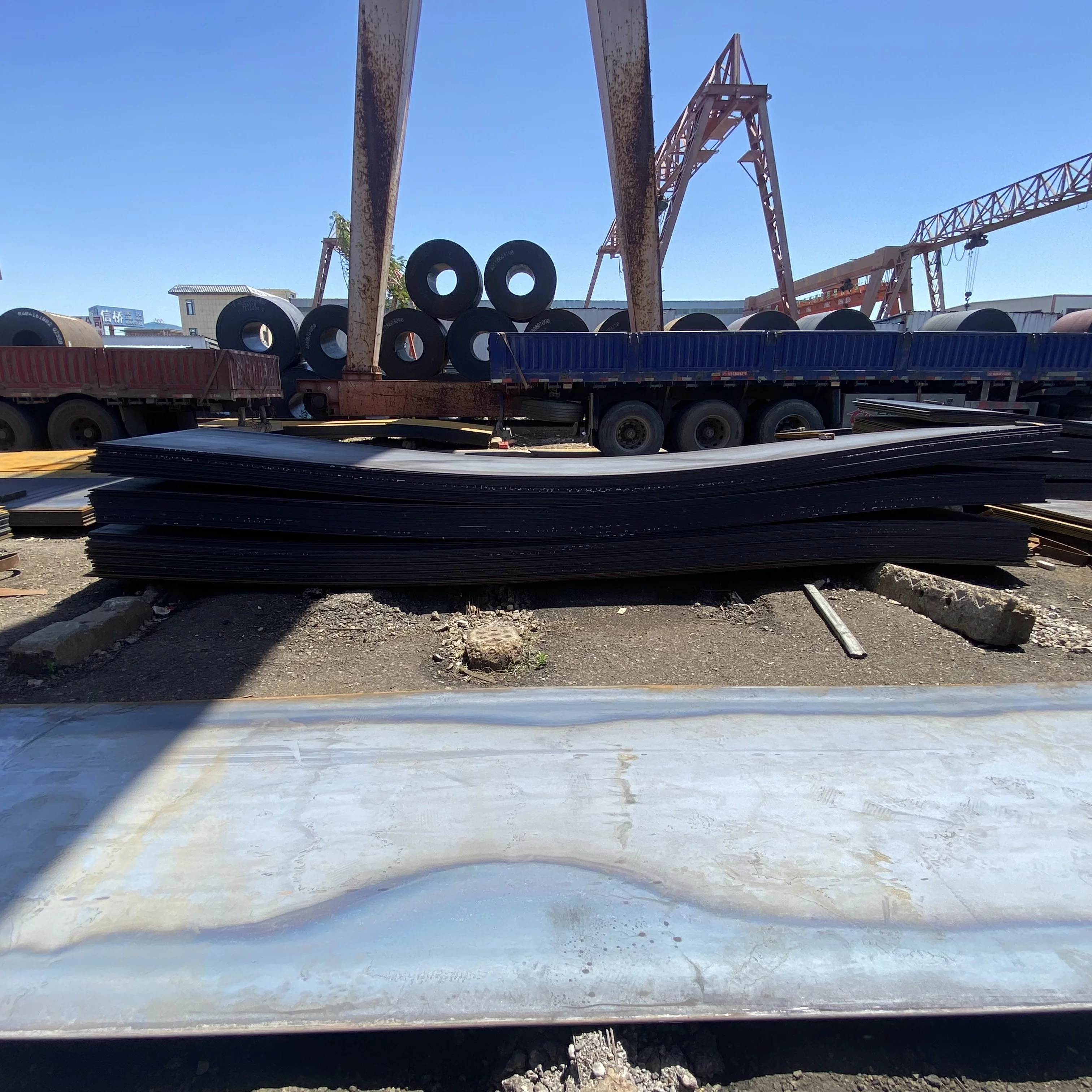 ASTM A36 S235jr Ss400 T37 Q355 Q235B 3 мм горячекатаный холоднокатаный лист из мягкой углеродистой стали