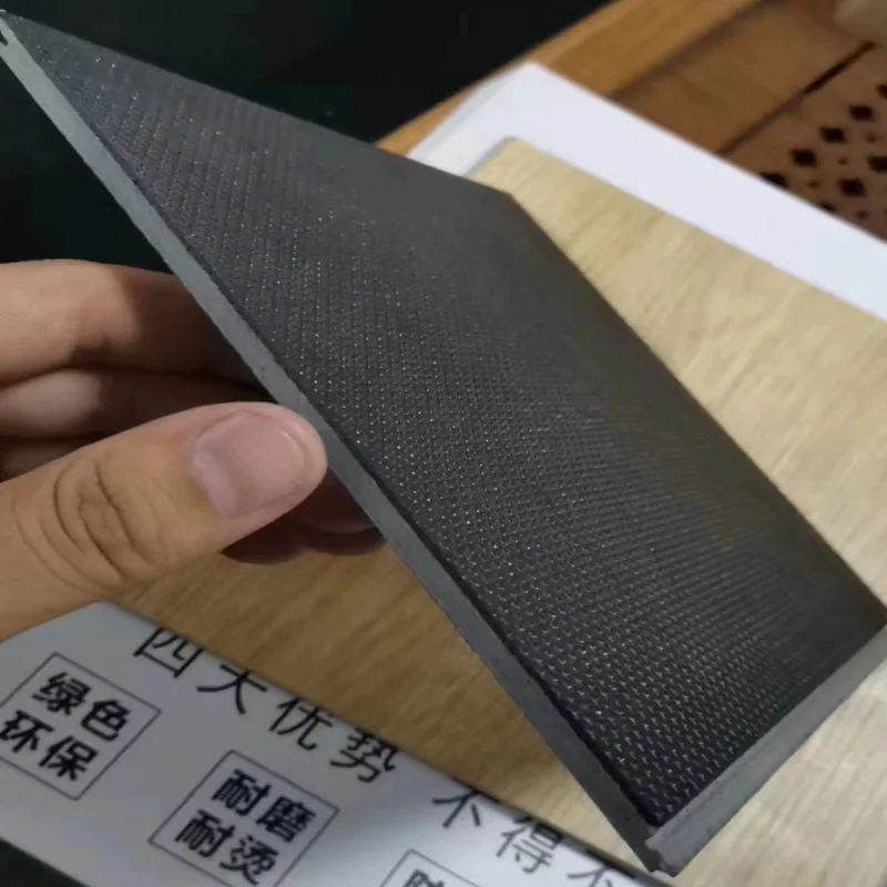 SPC PVC flooring material wood floor woven pattern IXPE EVA Foam underlayment for laminate flooring