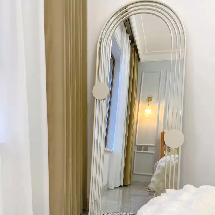 Luxury 3D Infinity Arched Frame Wall Mounted full-length  Dressing Mirror for Home Decor Bedroom & Bathroom Neon Mirror Effect