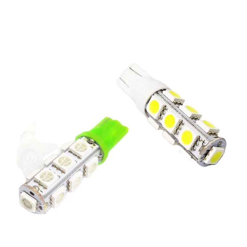 T10 13smd 5050 194 168 192 Авто боковой свет W5W светодиодный Клин лампа габаритный фонарь лампа AC/DC 12V ширина источник света