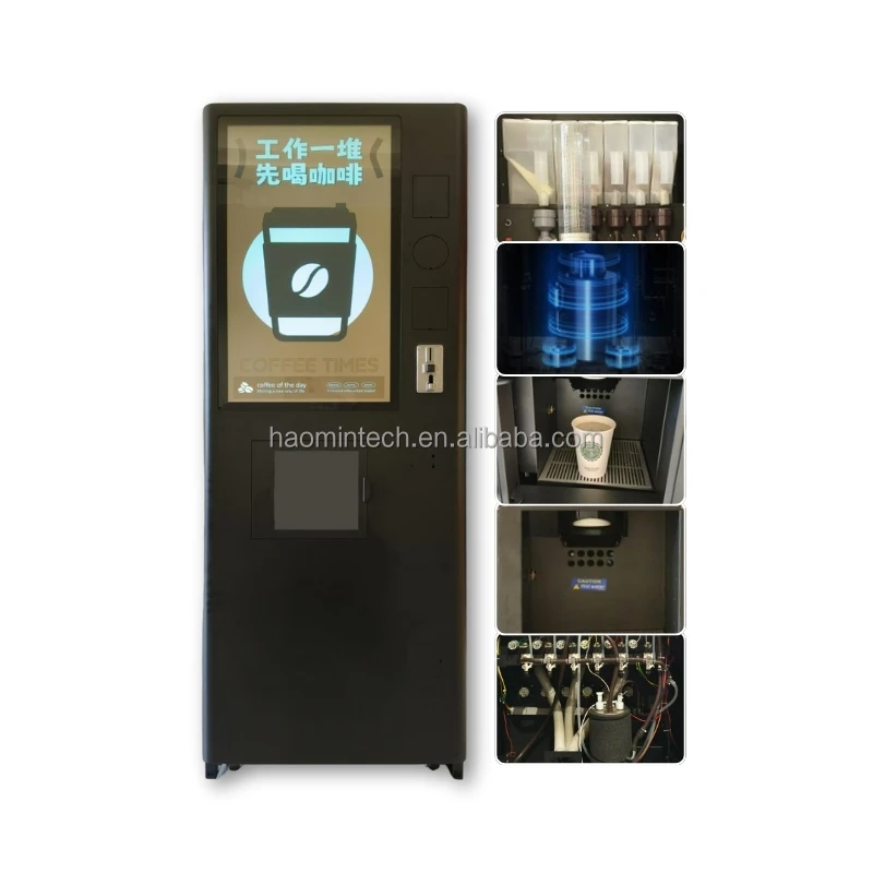 Big Capacity Multi Flavor Instant Coffee Vending Machine Automatic Instant Beverages  Maker