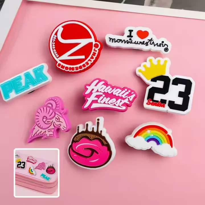 Factory Custom Portable EVA Zipper Office Stationery Pencil Box Case DIY charms