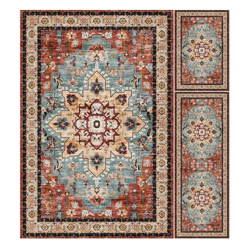 Wholesale Home Decor Washable 3 pieces Printed Persian Area Rugs Sets