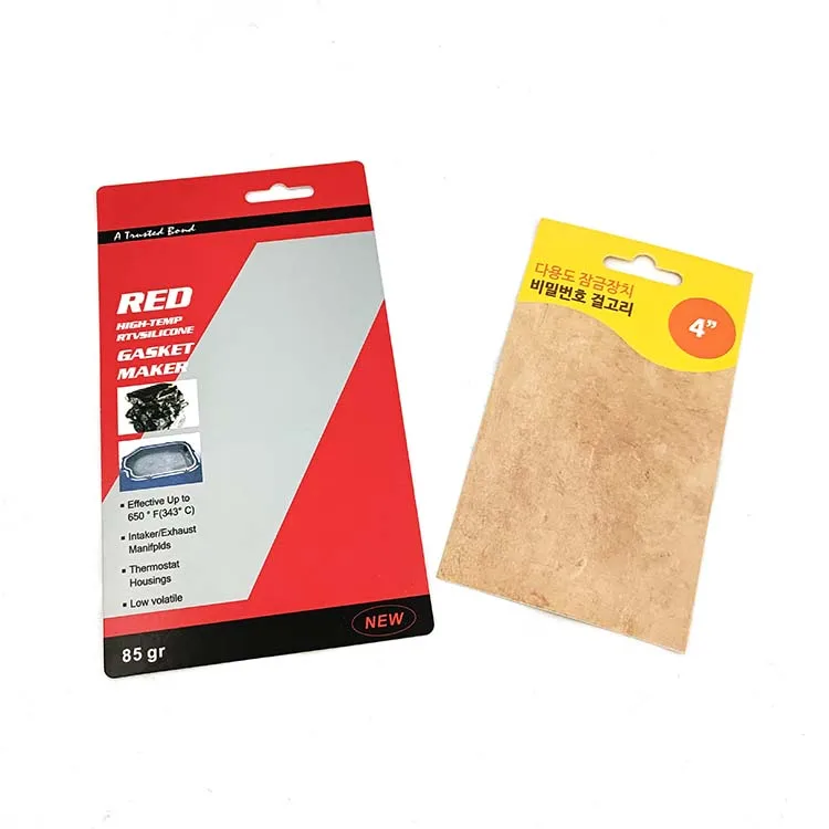 Wholesale Printing Sliding Cardboard Blister Insert Cards Custom Blister Paper Cards for Product Packaging