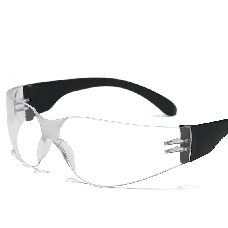 Electric welding protective goggles hot sale fashion black transparent colorful safety glasses labor