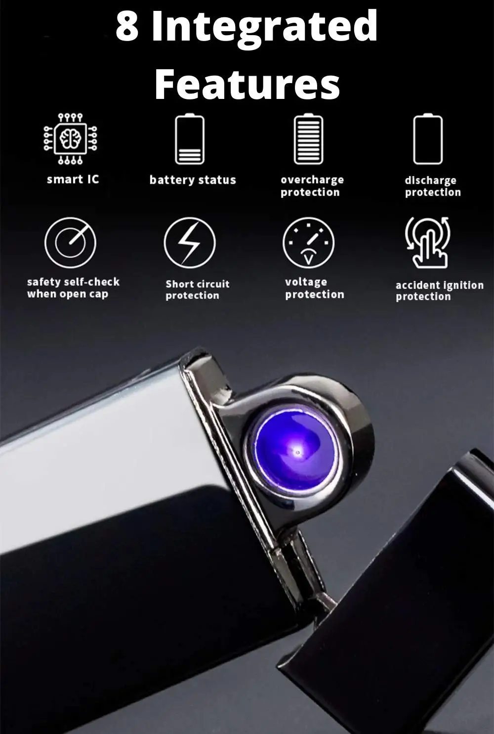 Usb Charging Plasma Arc Encendedor Rechargeable Usb Lighters Slim Electric Usb Lighter Keychain Liter for Smoking