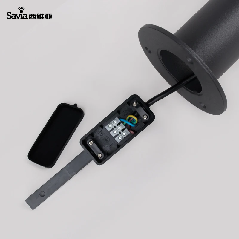 Savia LED outdoor waterproof die casting aluminium pillar modern garden lawn lamp courtyard landscape villa lamp lawn lamp